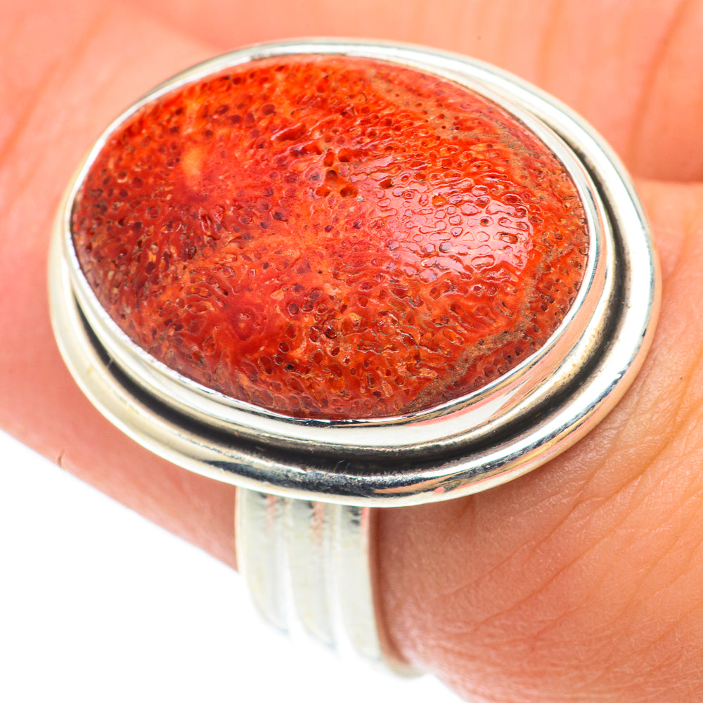 Sponge Coral Rings handcrafted by Anasilvercos - RING65560