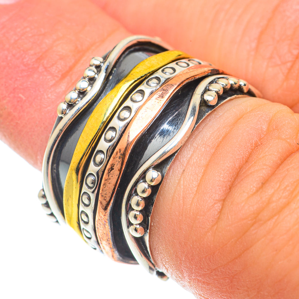 Meditation Spinner Rings handcrafted by Anasilvercos - RING65566