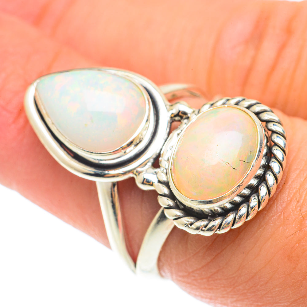 Ethiopian Opal Rings handcrafted by Anasilvercos - RING65569