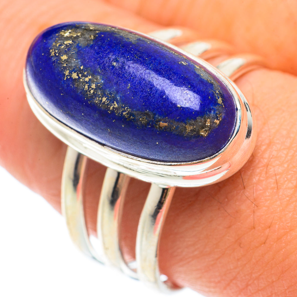 Lapis Lazuli Rings handcrafted by Anasilvercos - RING65572