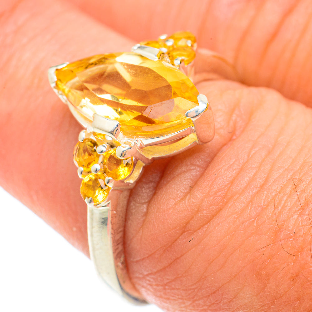 Citrine Rings handcrafted by Anasilvercos - RING65581