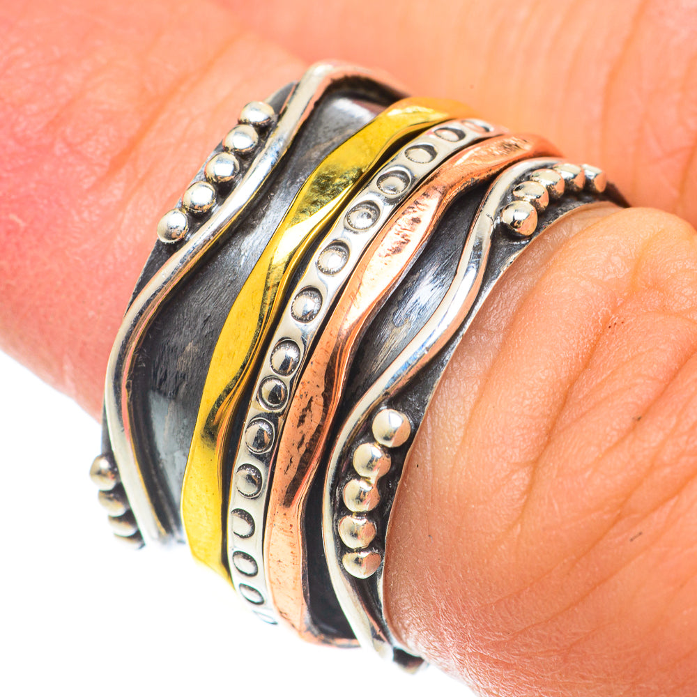 Meditation Spinner Rings handcrafted by Anasilvercos - RING65584