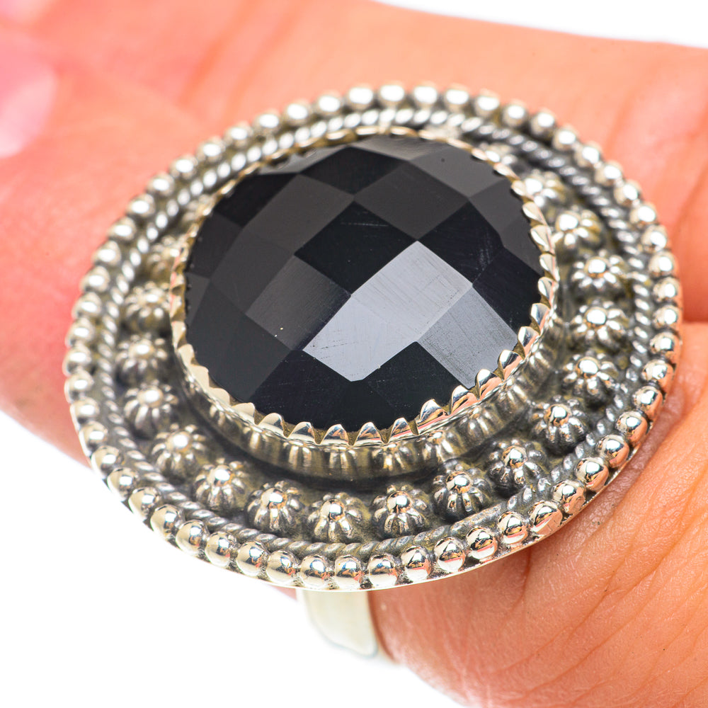 Black Onyx Rings handcrafted by Anasilvercos - RING65611