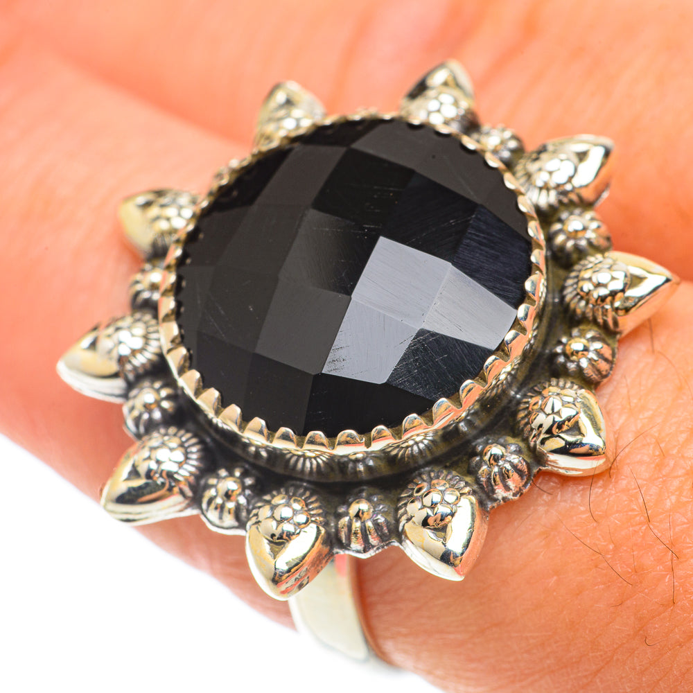 Black Onyx Rings handcrafted by Anasilvercos - RING65612