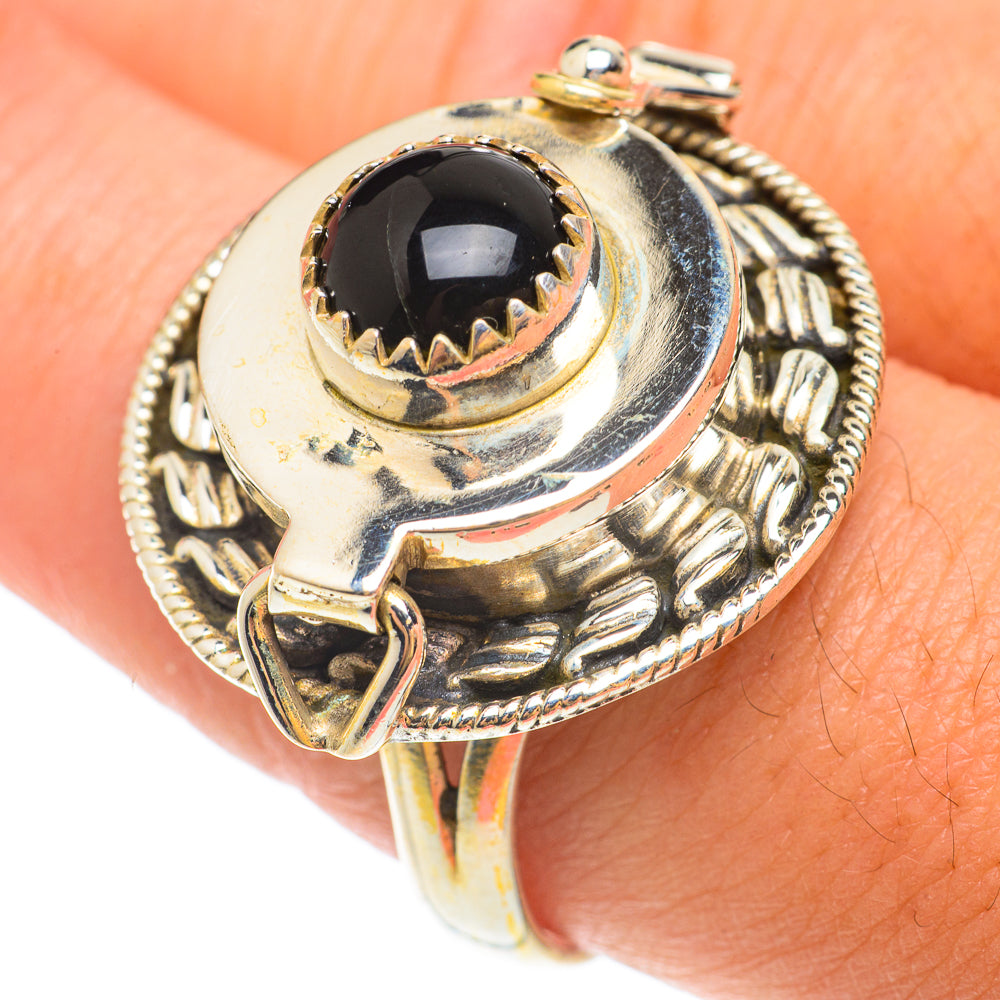 Black Onyx Rings handcrafted by Anasilvercos - RING65614
