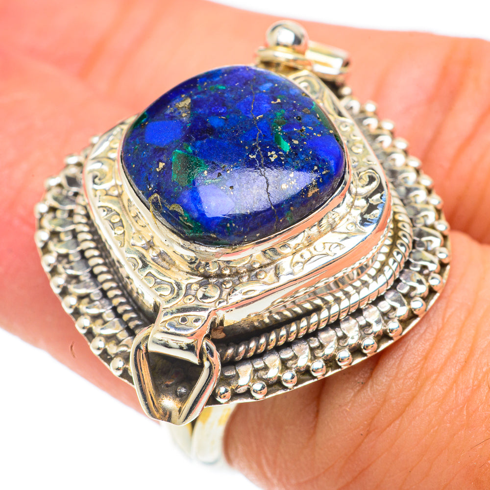 Azurite Rings handcrafted by Anasilvercos - RING65619