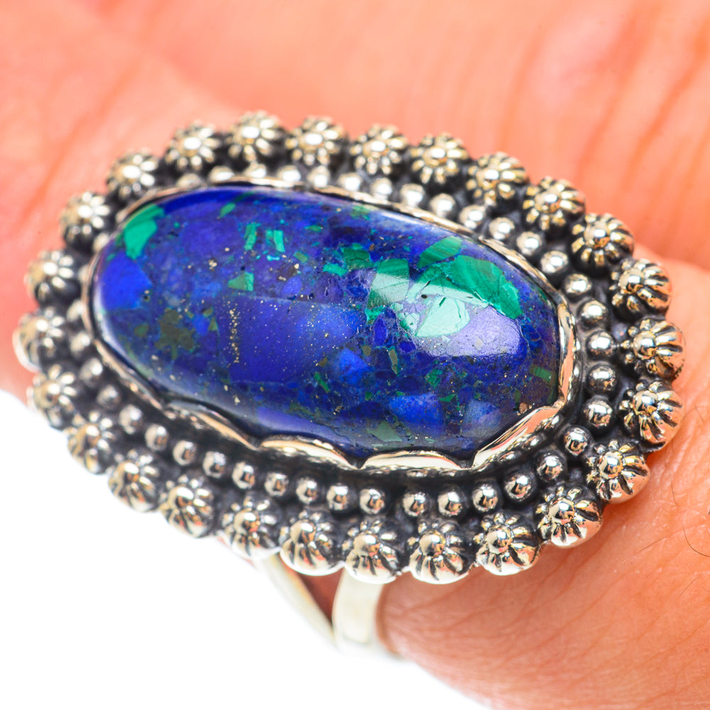 Azurite Rings handcrafted by Anasilvercos - RING65620
