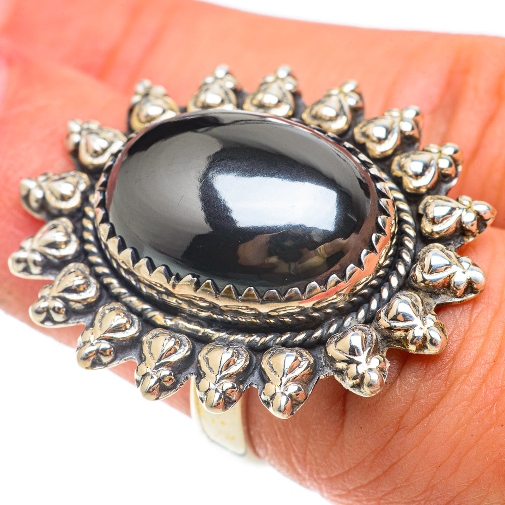 Hematite Rings handcrafted by Anasilvercos - RING65624
