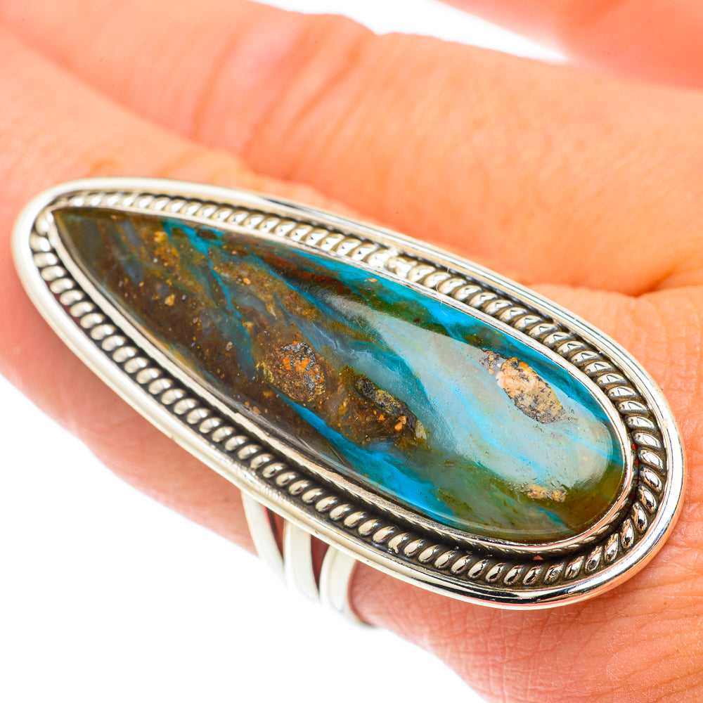 Peruvian Opal Rings handcrafted by Anasilvercos - RING65629