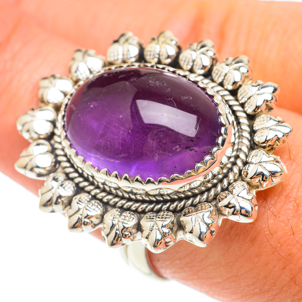 Amethyst Rings handcrafted by Anasilvercos - RING65637