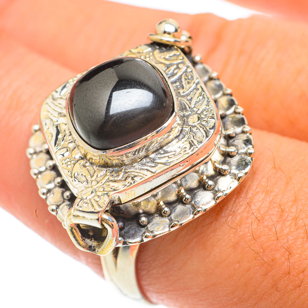 Hematite Rings handcrafted by Anasilvercos - RING65649