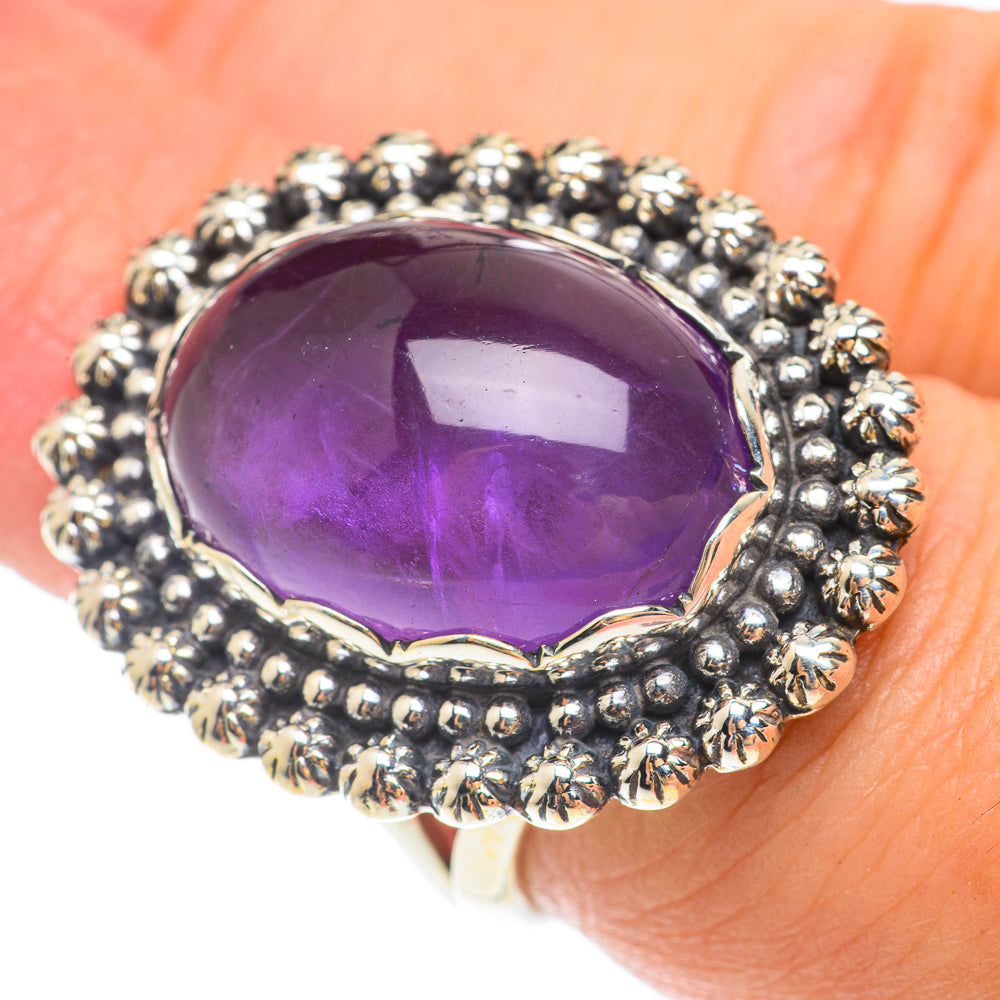 Amethyst Rings handcrafted by Anasilvercos - RING65660