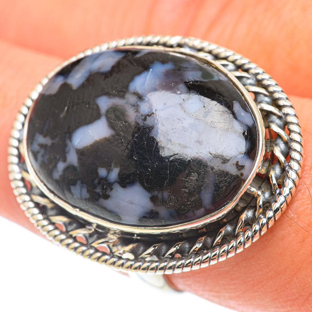 Gabbro Stone Rings handcrafted by Anasilvercos - RING65662