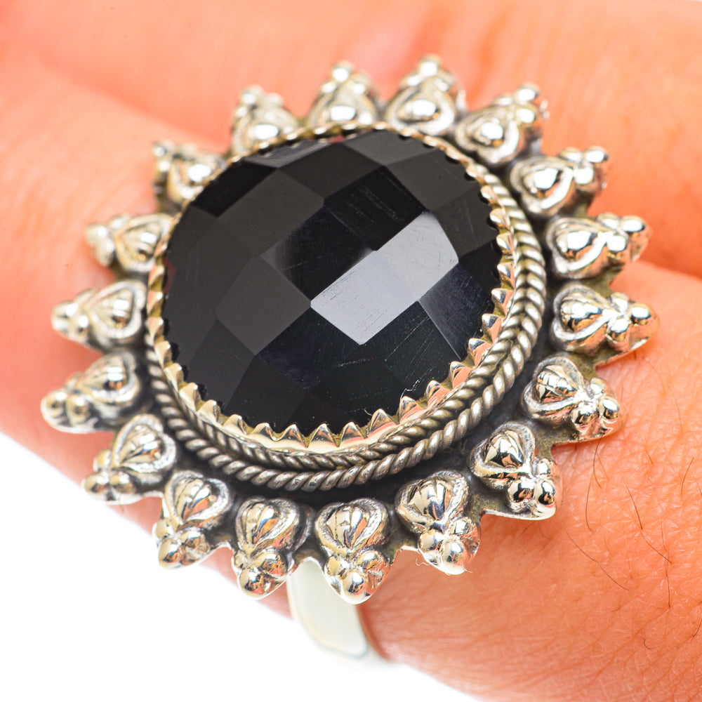 Black Onyx Rings handcrafted by Anasilvercos - RING65663