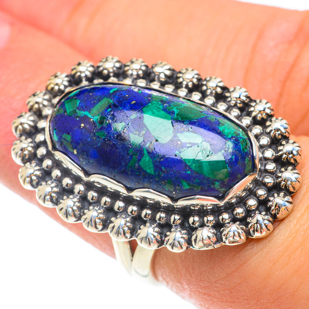 Azurite Rings handcrafted by Anasilvercos - RING65669