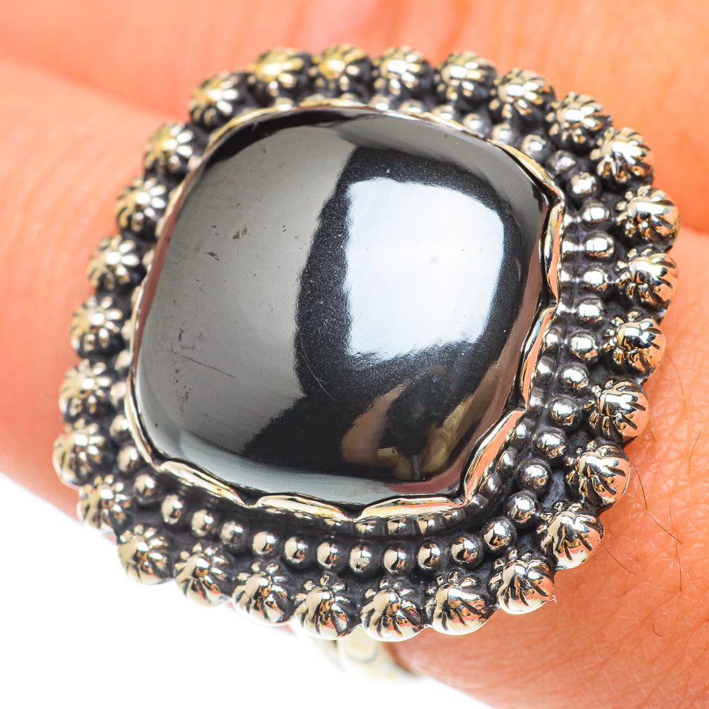 Hematite Rings handcrafted by Anasilvercos - RING65670