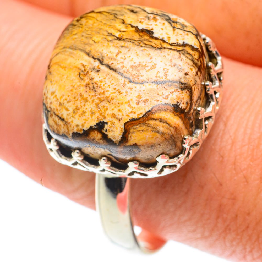 Picture Jasper Rings handcrafted by Anasilvercos - RING65679