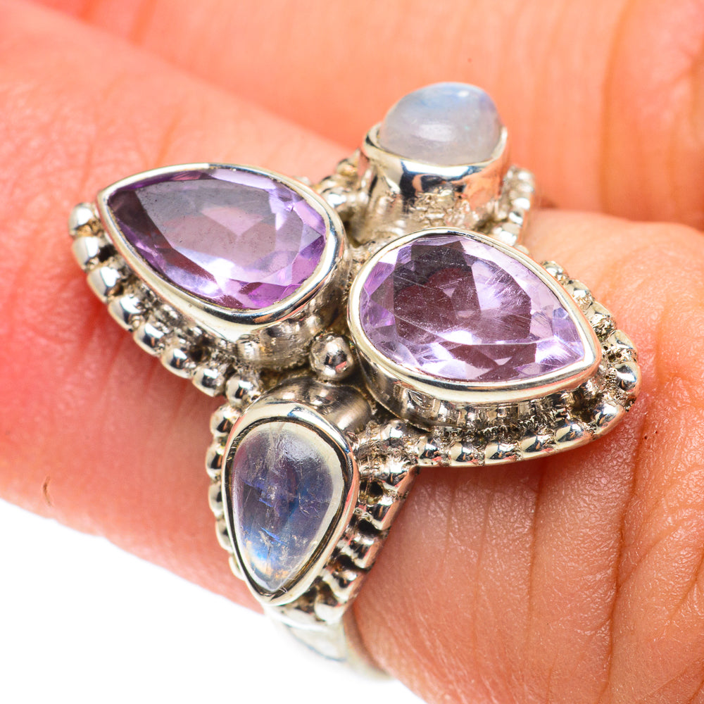 Amethyst Rings handcrafted by Anasilvercos - RING65687