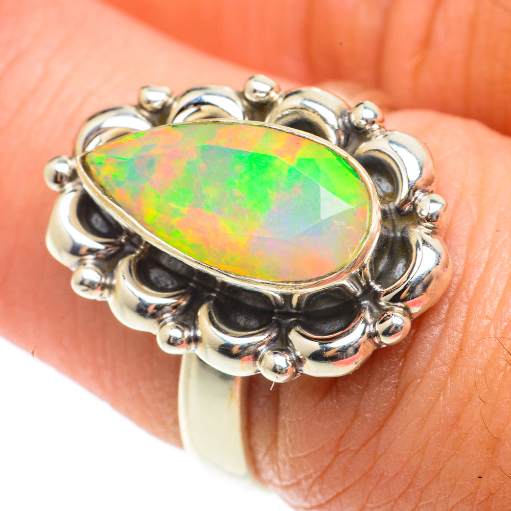 Ethiopian Opal Rings handcrafted by Anasilvercos - RING65700