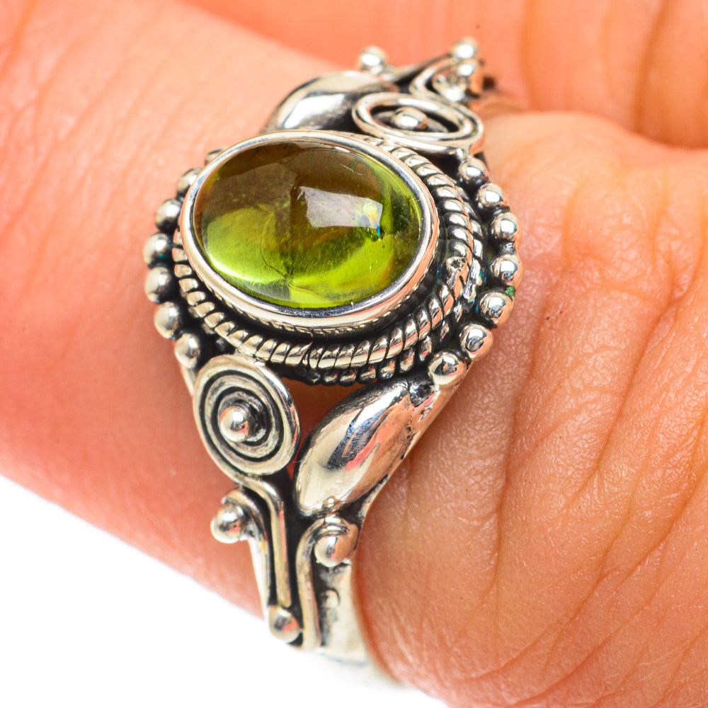 Peridot Rings handcrafted by Anasilvercos - RING65708
