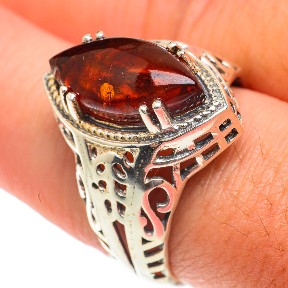 Baltic Amber Rings handcrafted by Anasilvercos - RING65712