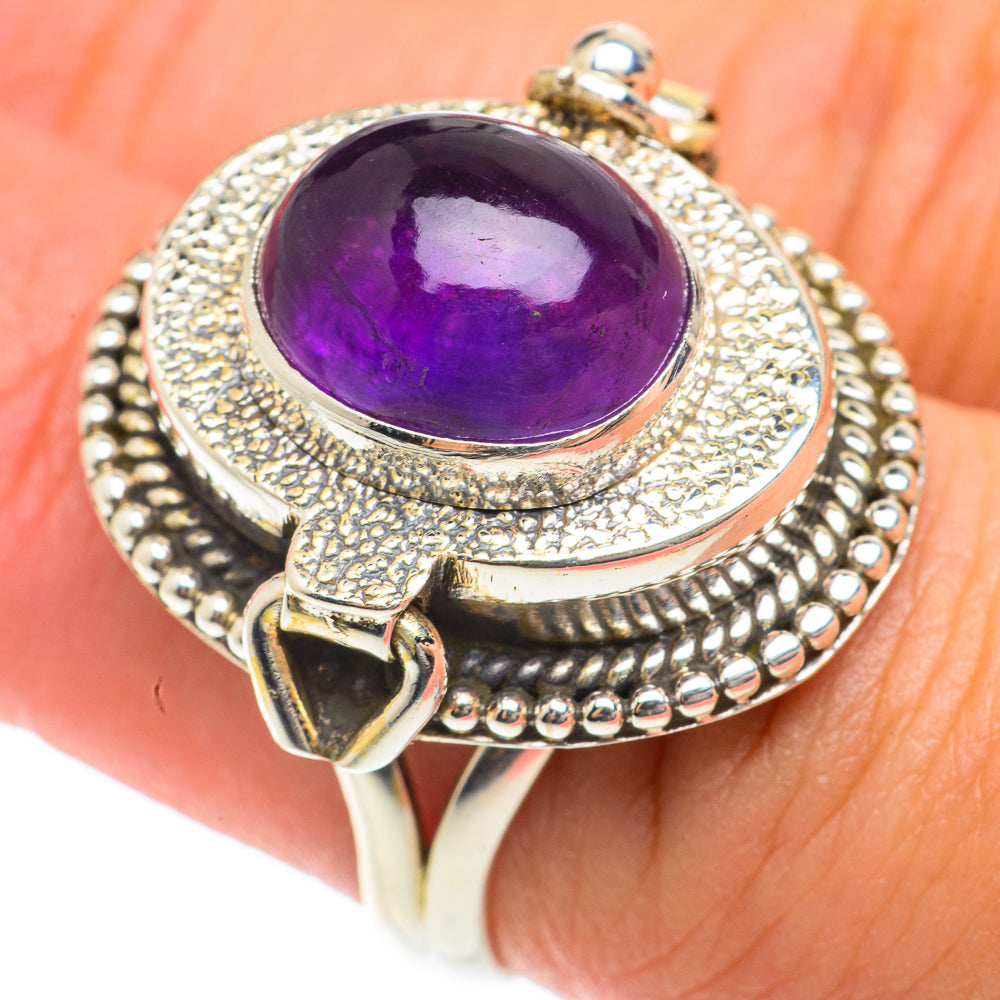 Amethyst Rings handcrafted by Anasilvercos - RING65717