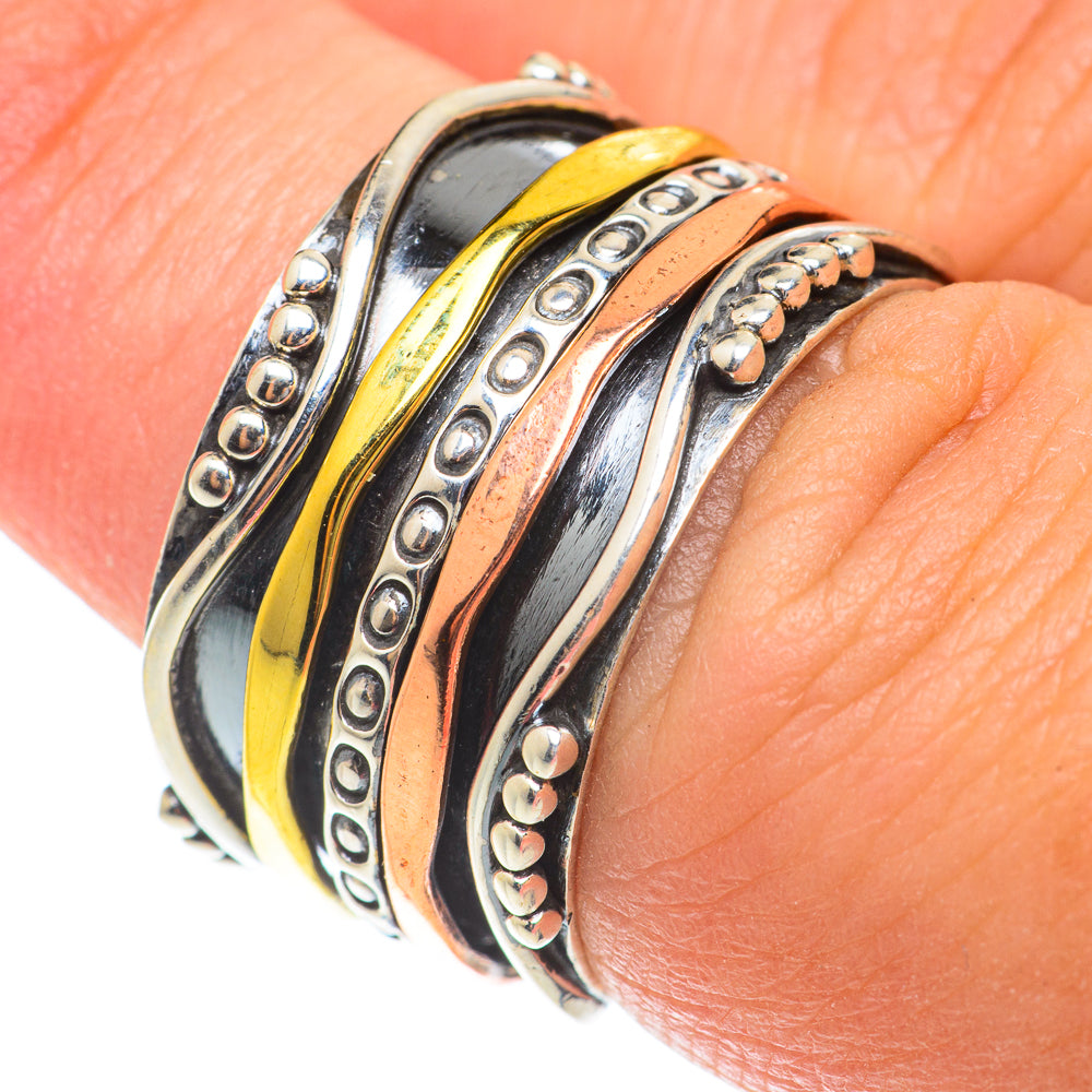 Meditation Spinner Rings handcrafted by Anasilvercos - RING65722