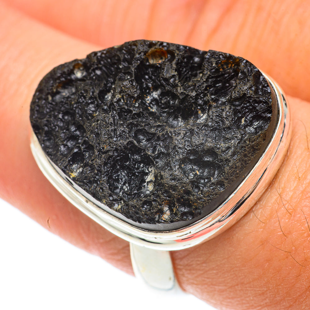 Tektite Rings handcrafted by Anasilvercos - RING65723