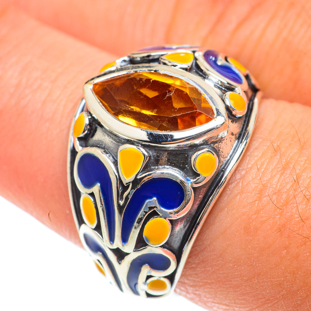 Citrine Rings handcrafted by Anasilvercos - RING65727