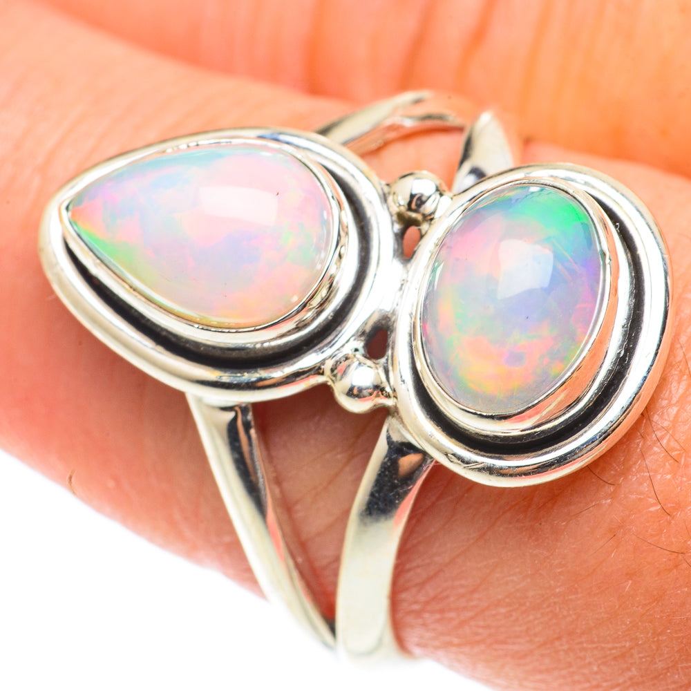 Ethiopian Opal Rings handcrafted by Anasilvercos - RING65730