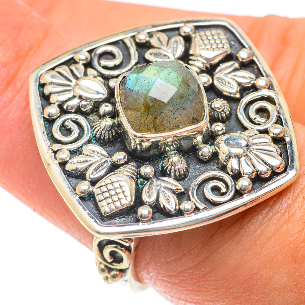Labradorite Rings handcrafted by Anasilvercos - RING65734