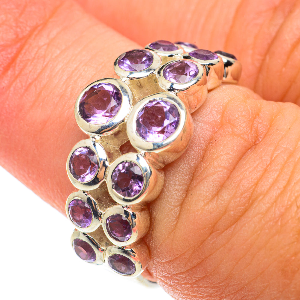 Amethyst Rings handcrafted by Anasilvercos - RING65747
