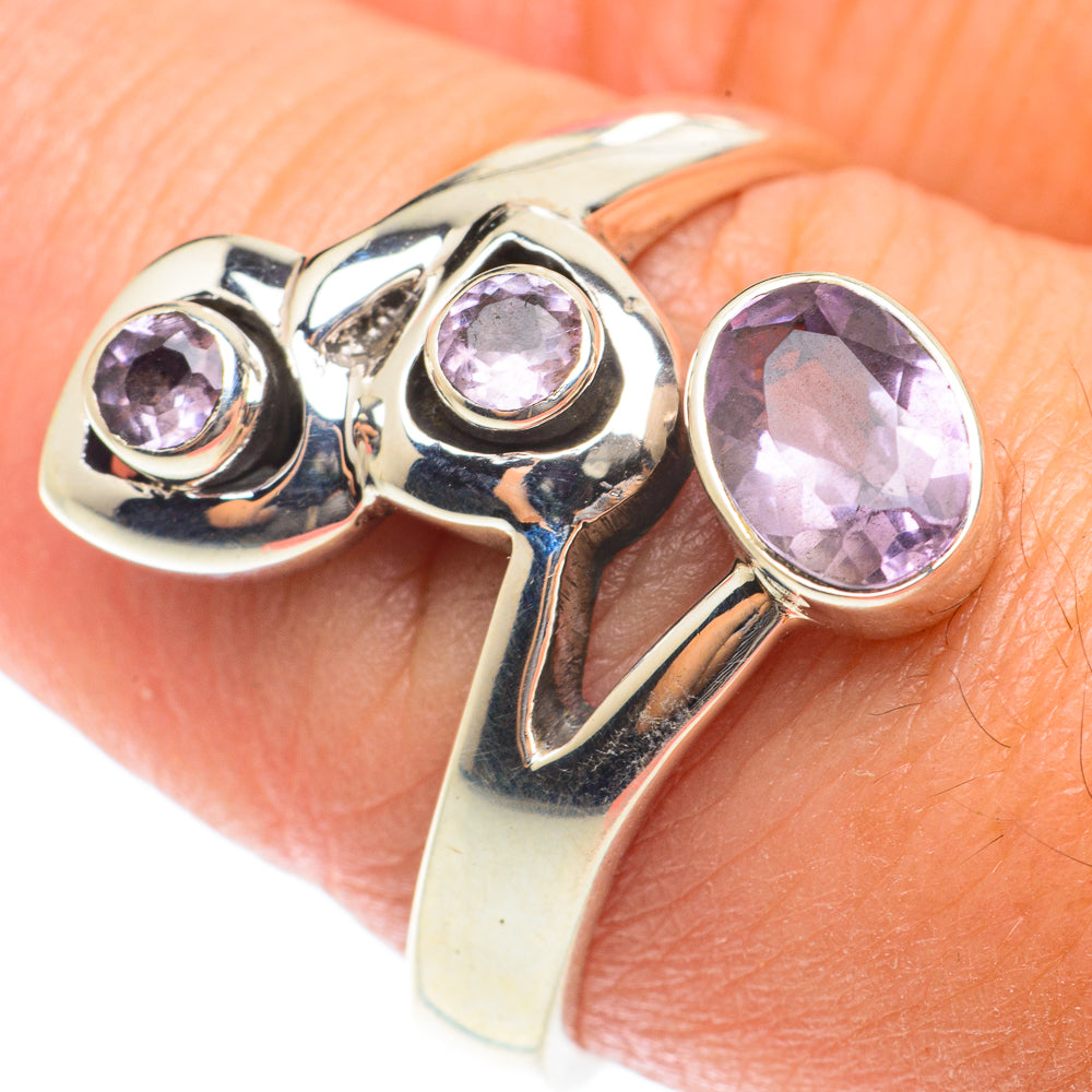 Amethyst Rings handcrafted by Anasilvercos - RING65748