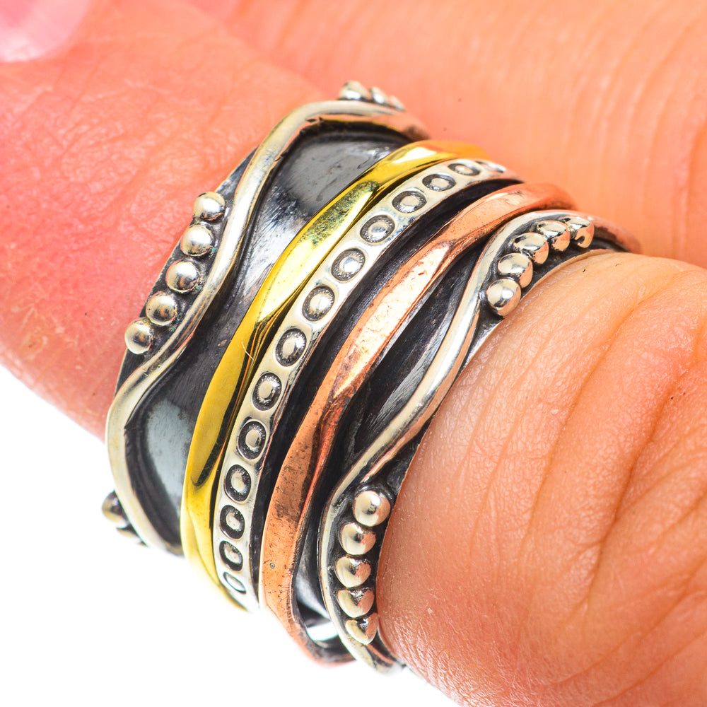 Meditation Spinner Rings handcrafted by Anasilvercos - RING65749