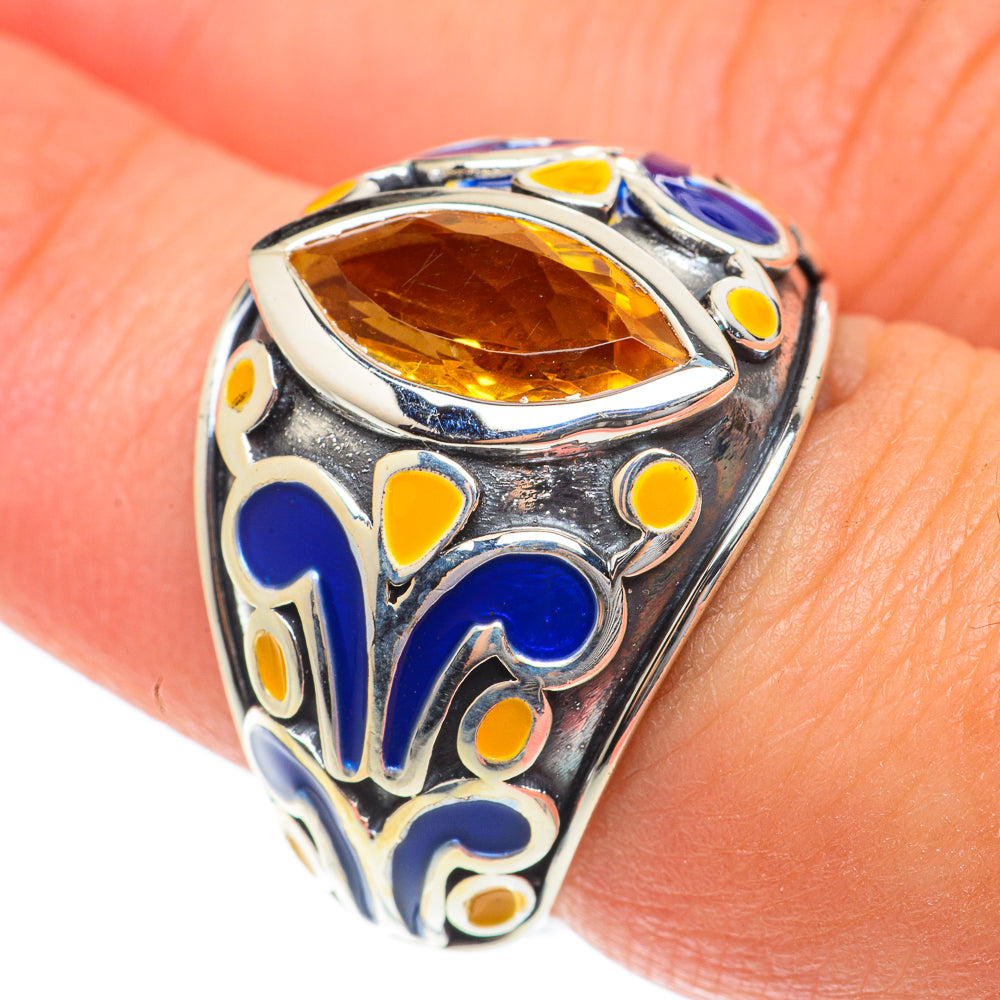 Citrine Rings handcrafted by Anasilvercos - RING65757