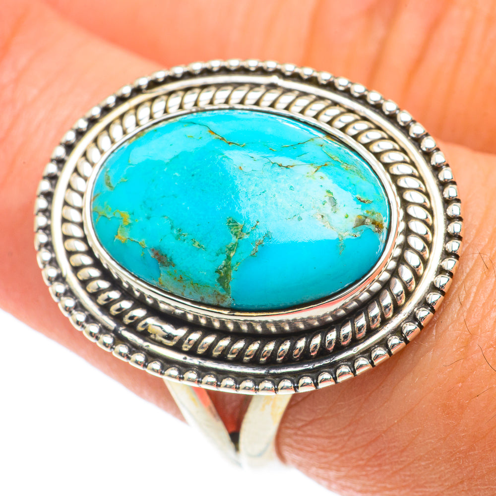 Chrysocolla Rings handcrafted by Anasilvercos - RING65762