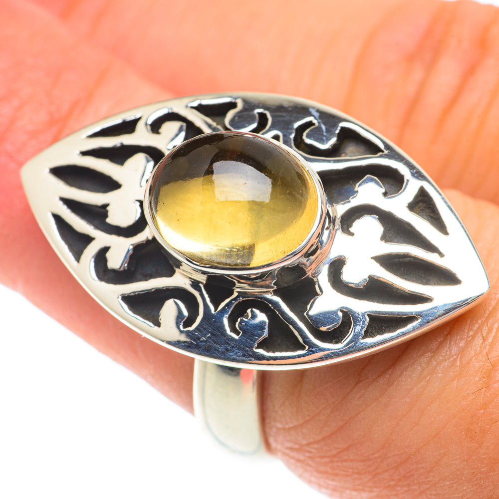 Citrine Rings handcrafted by Anasilvercos - RING65769