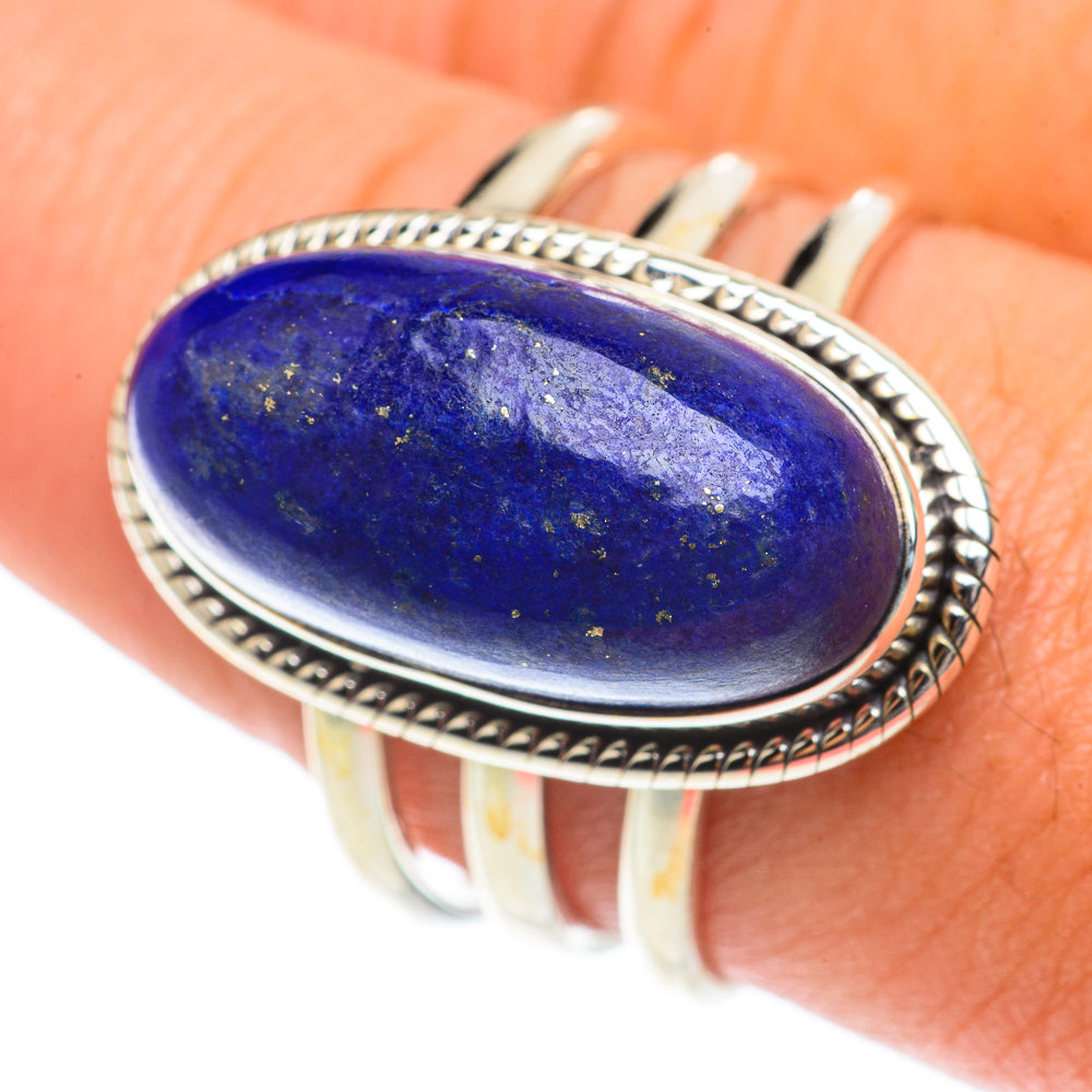 Lapis Lazuli Rings handcrafted by Anasilvercos - RING65788