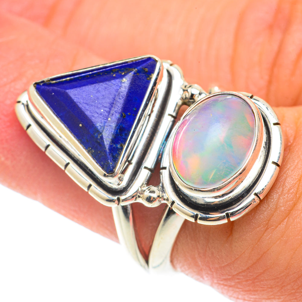 Lapis Lazuli Rings handcrafted by Anasilvercos - RING65809