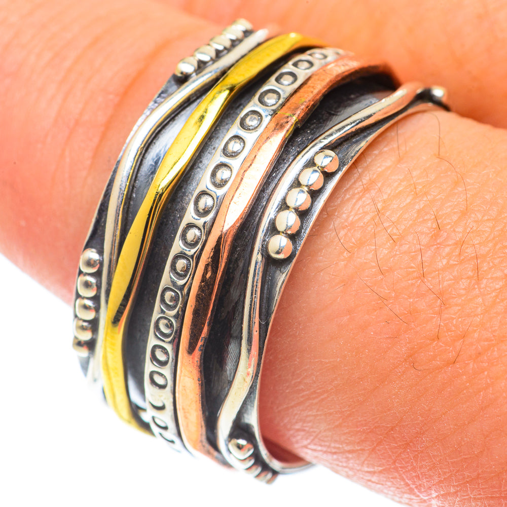 Meditation Spinner Rings handcrafted by Anasilvercos - RING65827