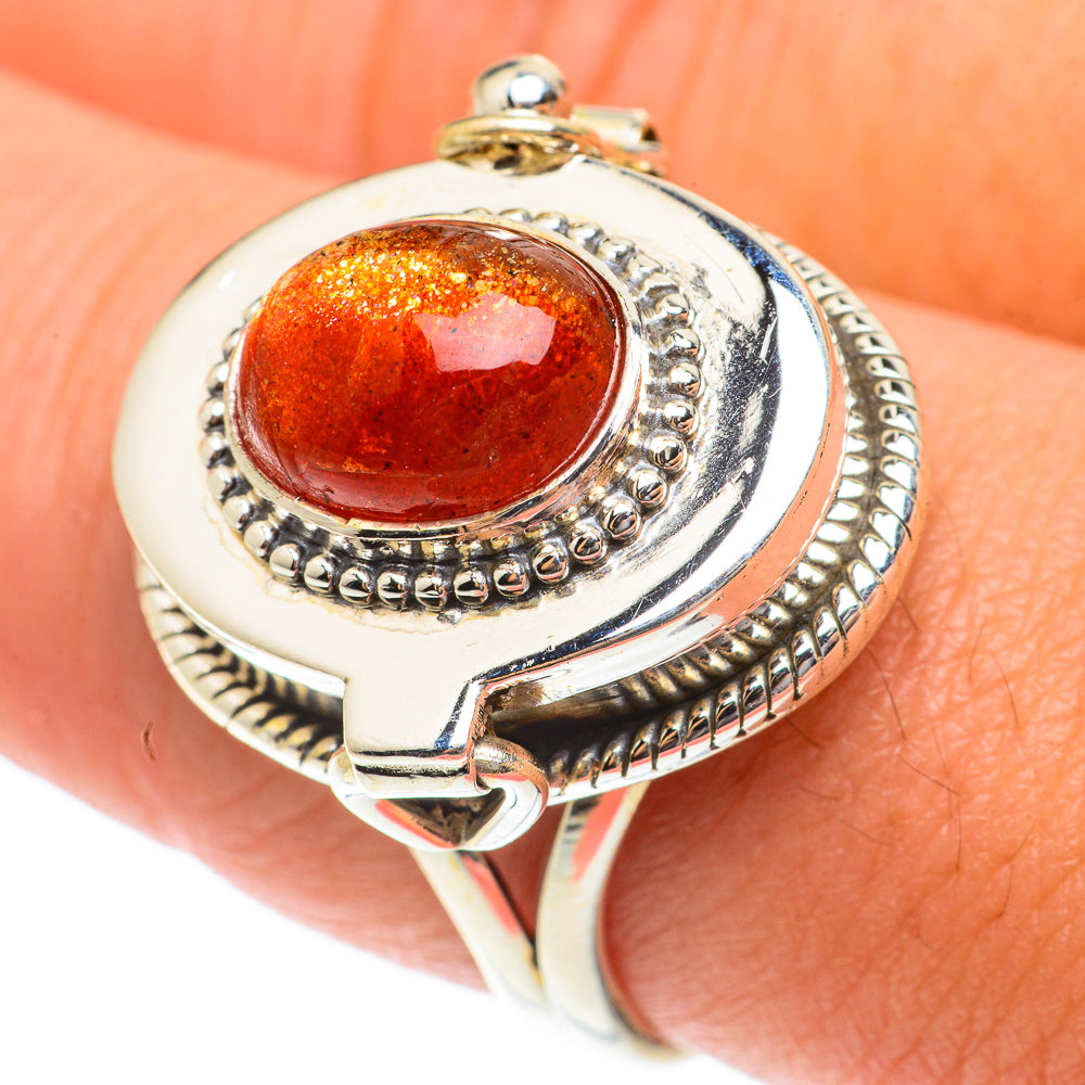 Sunstone Rings handcrafted by Anasilvercos - RING65841