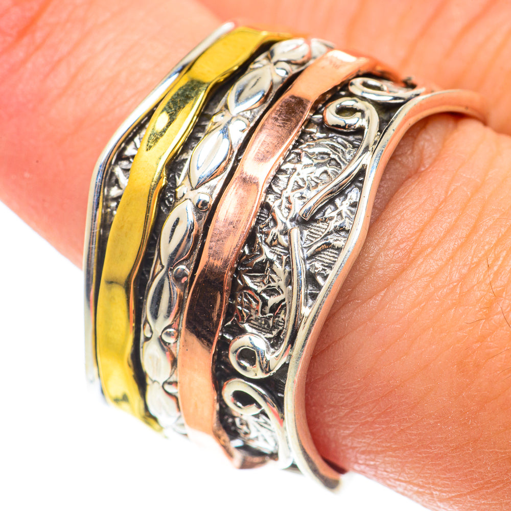 Meditation Spinner Rings handcrafted by Anasilvercos - RING65845