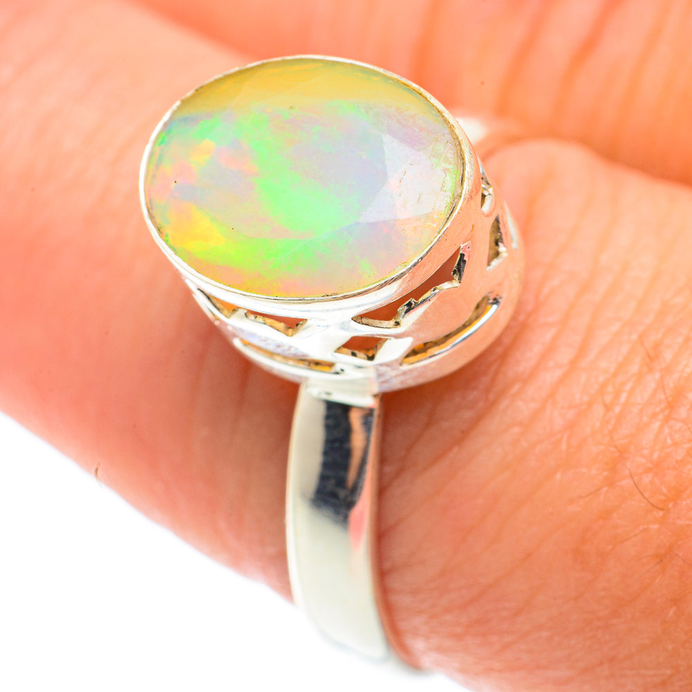 Ethiopian Opal Rings handcrafted by Anasilvercos - RING65850