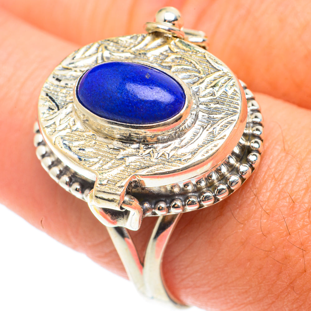 Lapis Lazuli Rings handcrafted by Anasilvercos - RING65854