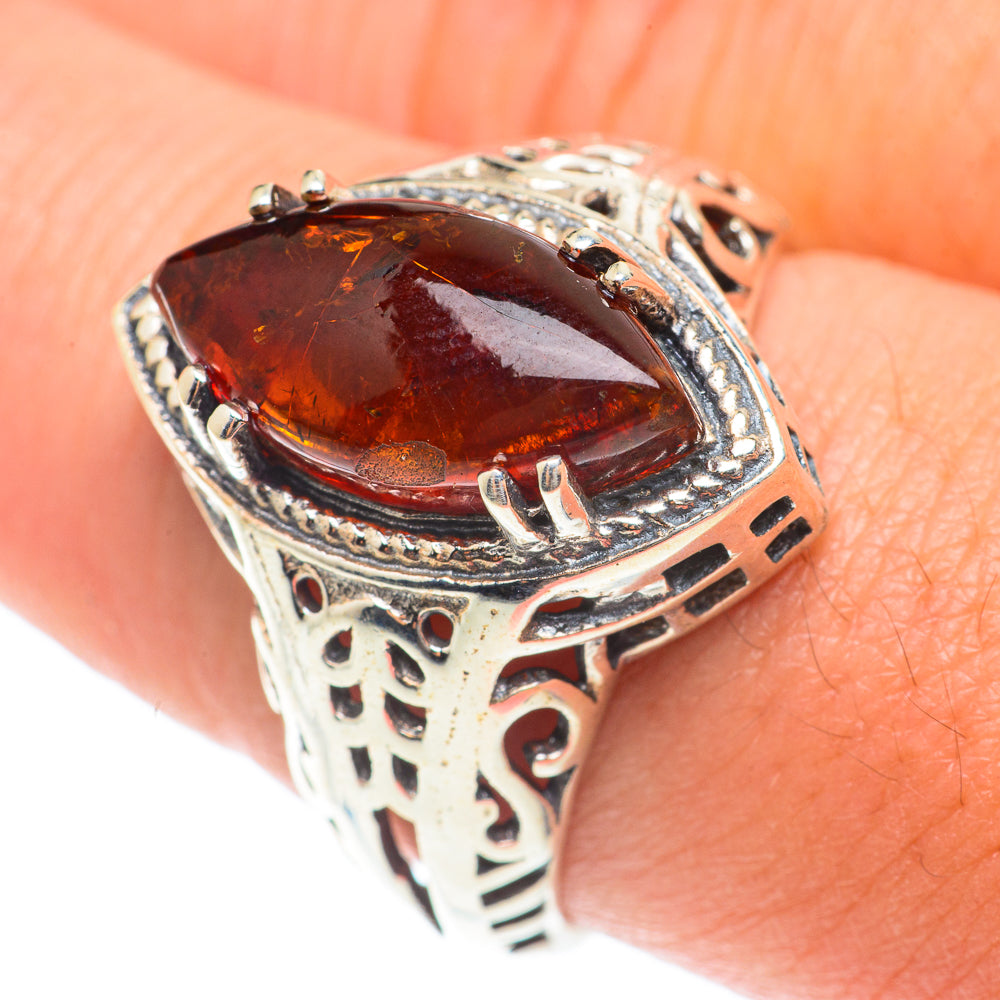 Baltic Amber Rings handcrafted by Anasilvercos - RING65863