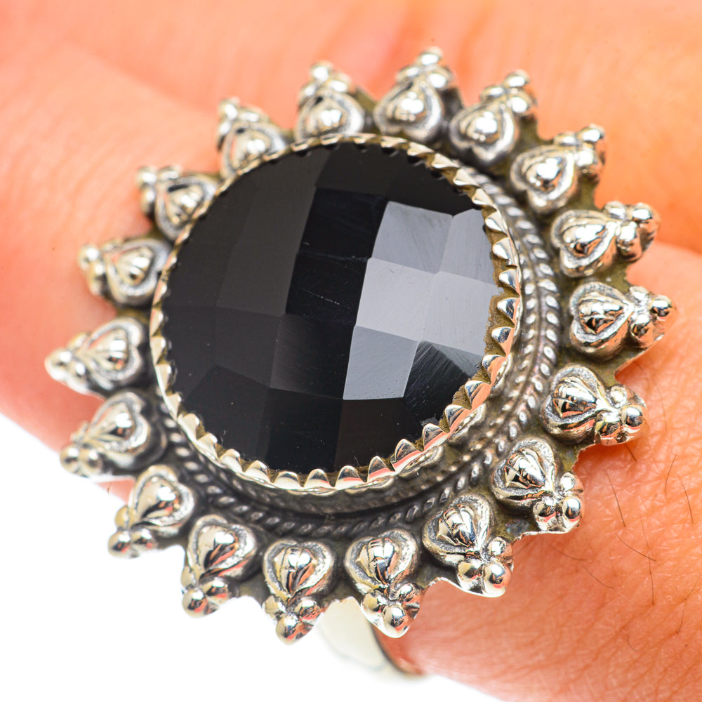 Black Onyx Rings handcrafted by Anasilvercos - RING65876