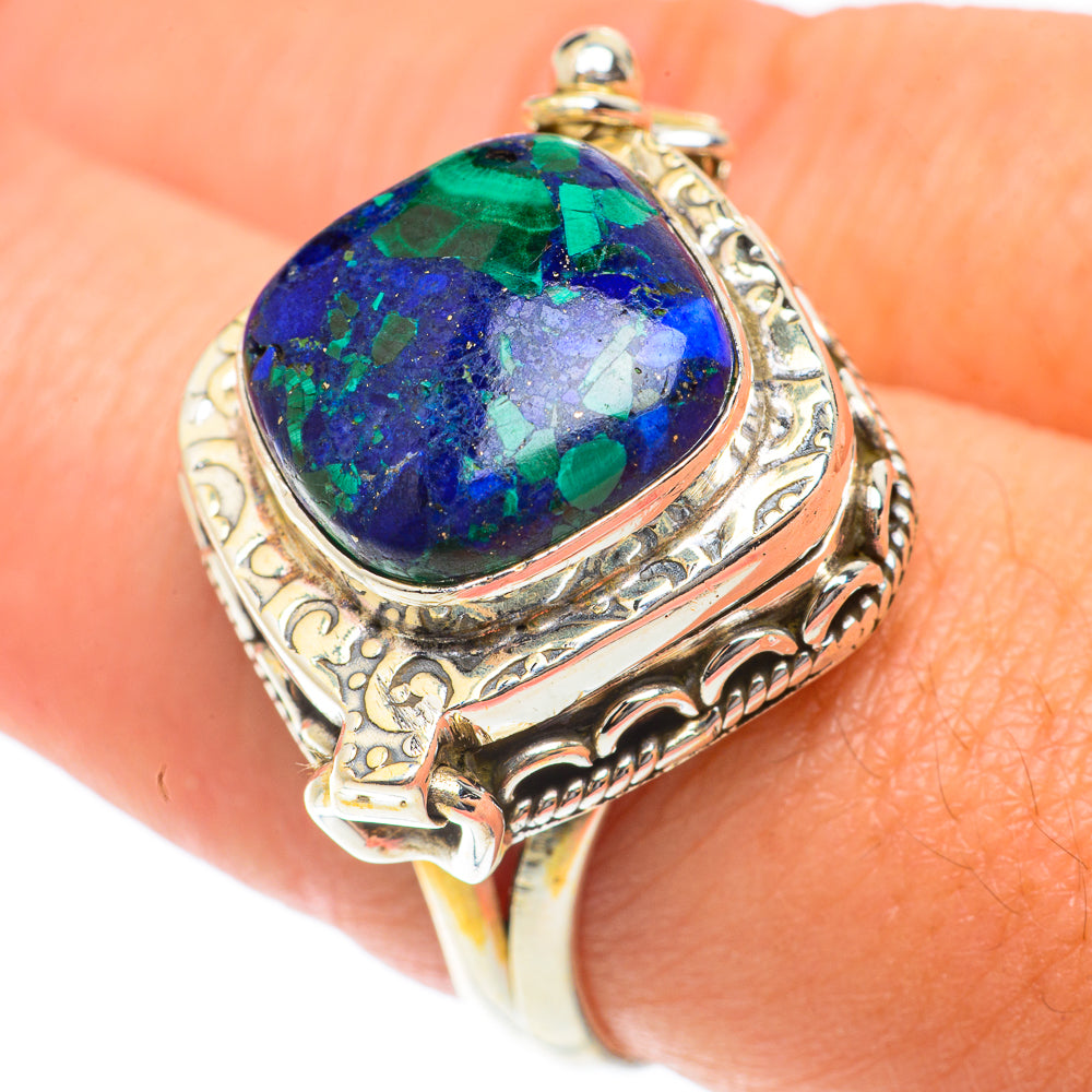 Azurite Rings handcrafted by Anasilvercos - RING65881