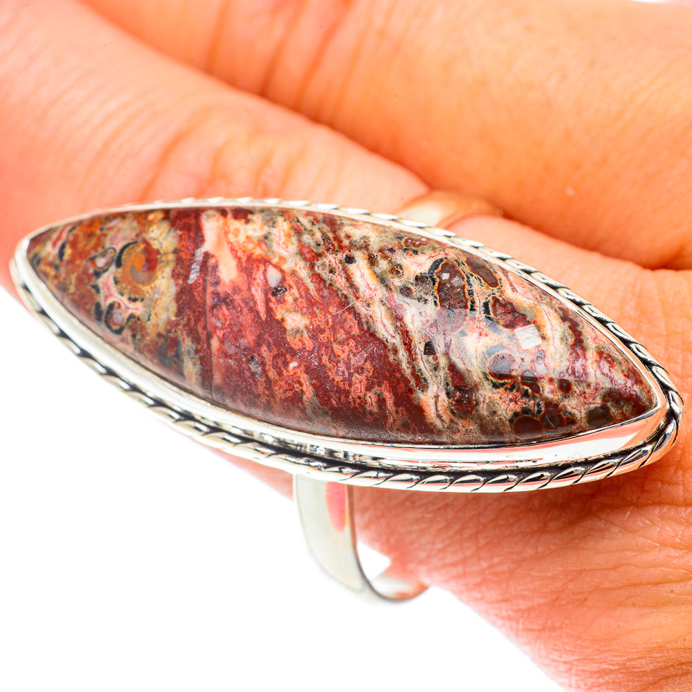 Poppy Jasper Rings handcrafted by Anasilvercos - RING65893