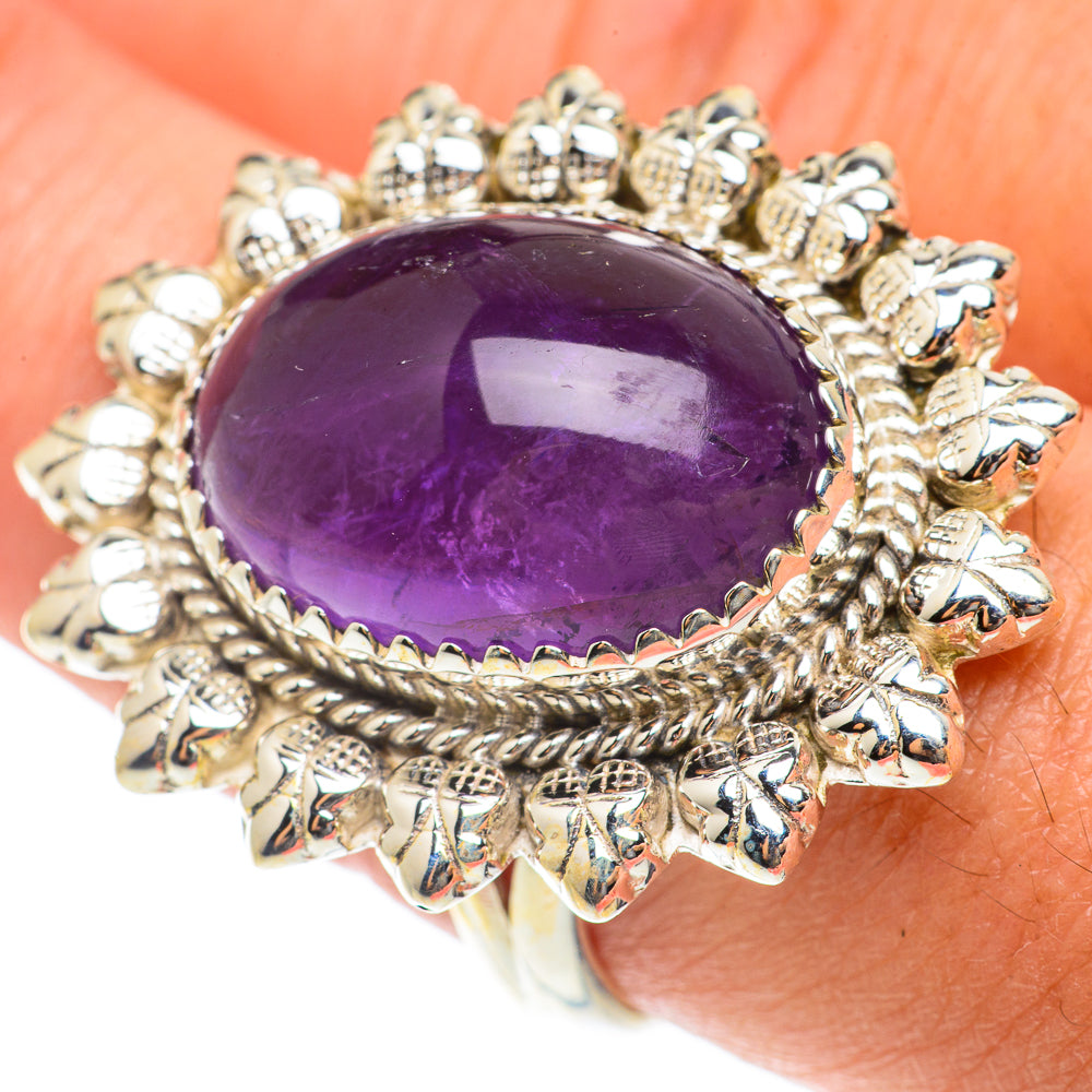 Amethyst Rings handcrafted by Anasilvercos - RING65902