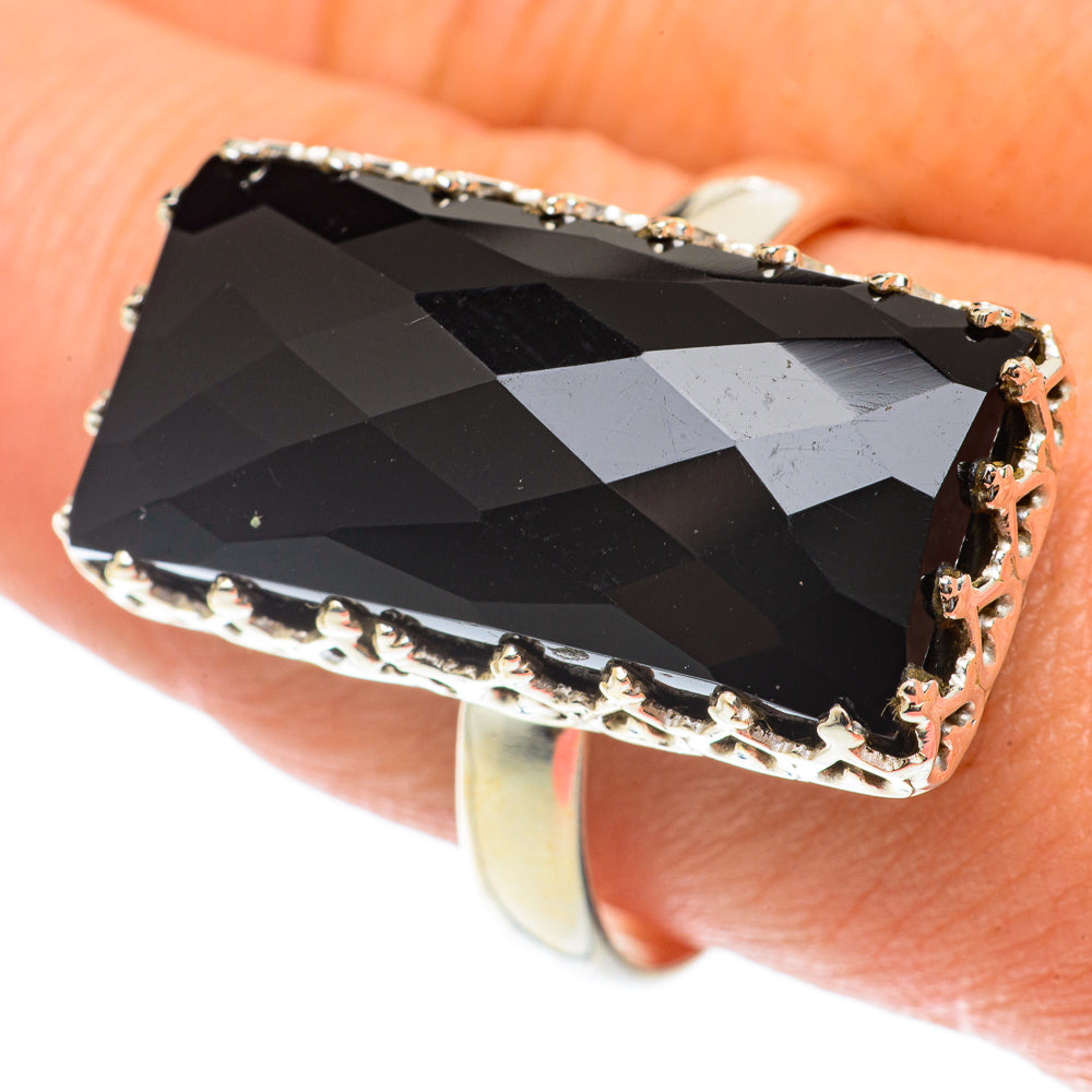 Black Onyx Rings handcrafted by Anasilvercos - RING65903